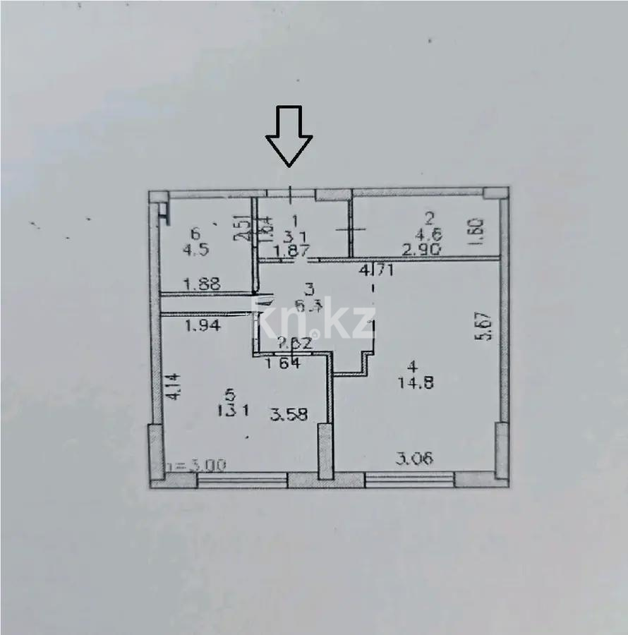 Продажа 2-комнатной квартиры, 46 м² - Продажа квартир в новостройках Астаны фото 5 из 5