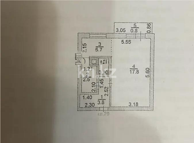 Продажа 1-комнатной квартиры, 30.6 м² в Астане - фото 4
