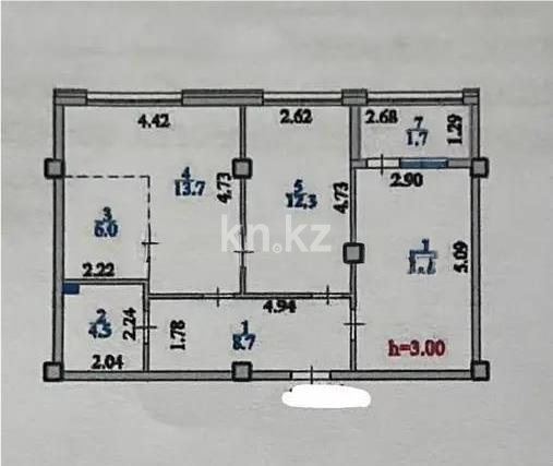 Продажа 3-комнатной квартиры, 61.7 м² - Продажа квартир в Казахстане - страница 29 фото 5 из 5