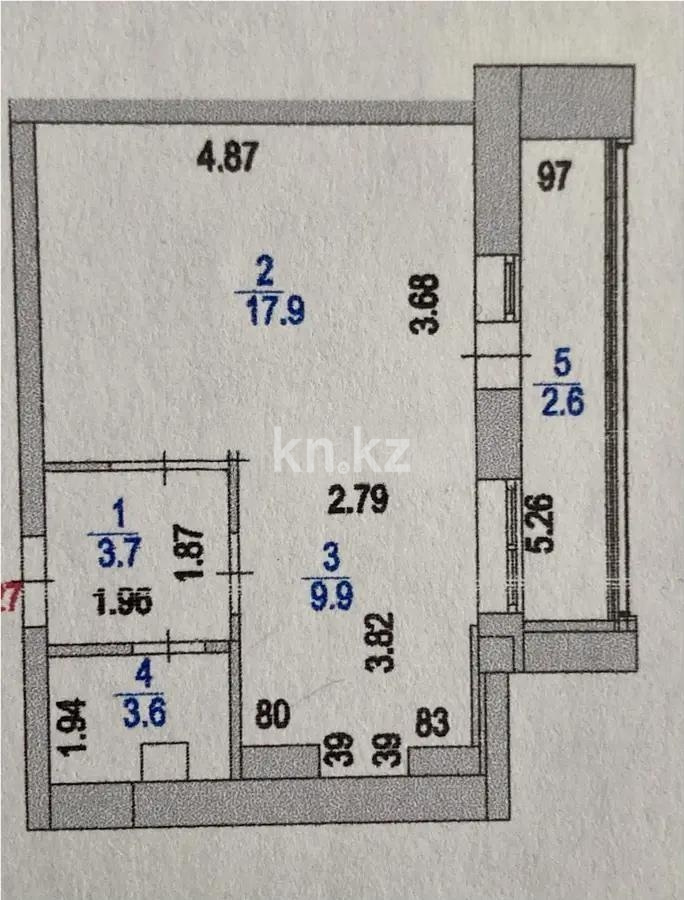 Продажа 1-комнатной квартиры, 38 м² в Астане - фото 5