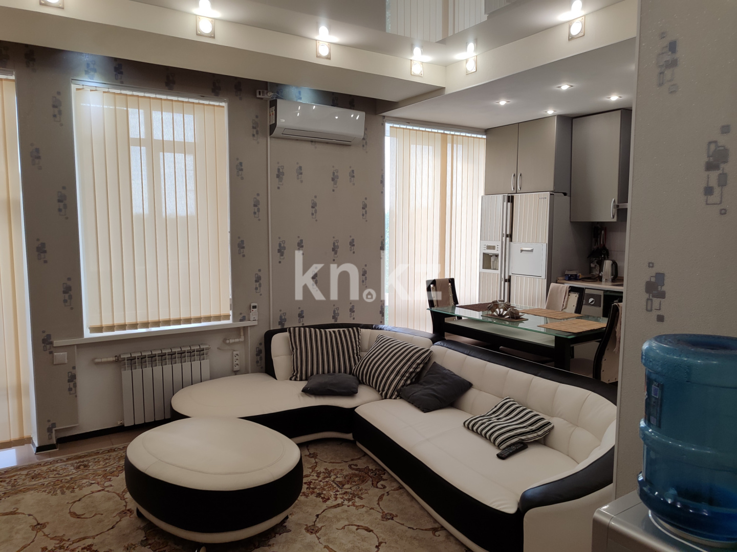 Аренда 2-комнатной квартиры, 59 м², пр. Строителей, дом  23 - Аренда жилой и коммерческой недвижимости в Темиртау фото 6 из 12