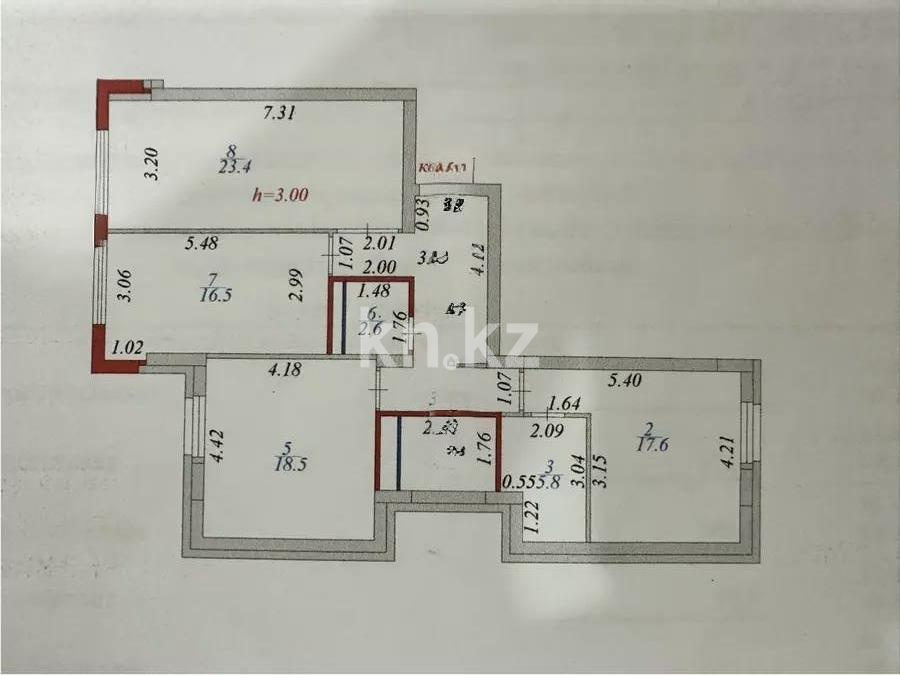 Продажа 3-комнатной квартиры, 102 м² - Продажа квартир в Казахстане - страница 15 фото 5 из 5