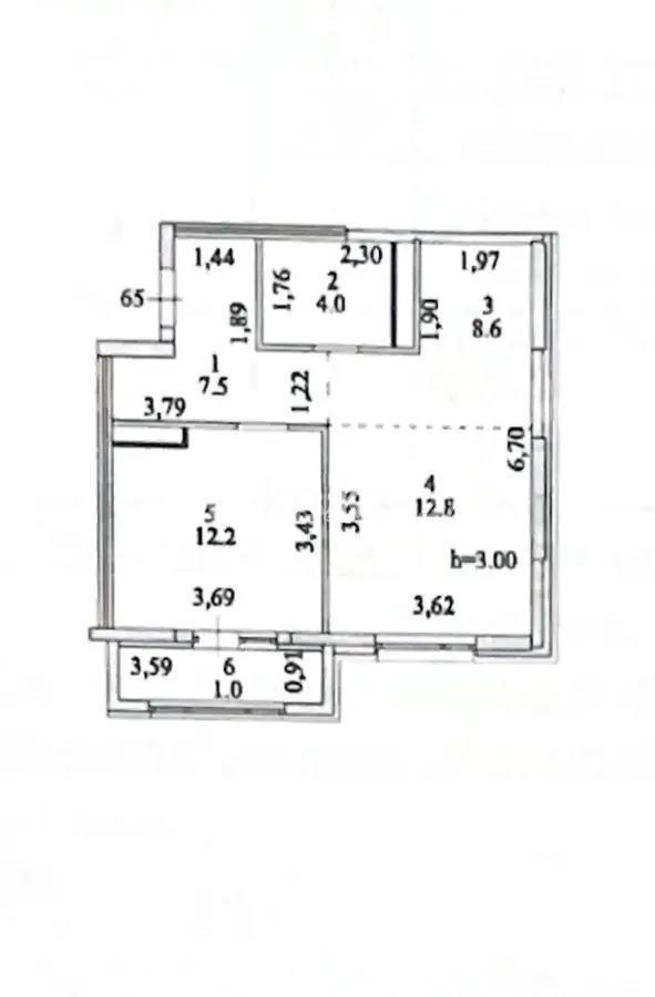 Продажа 2-комнатной квартиры, 46 м² - Продажа квартир в Астане - страница 12 фото 6 из 6