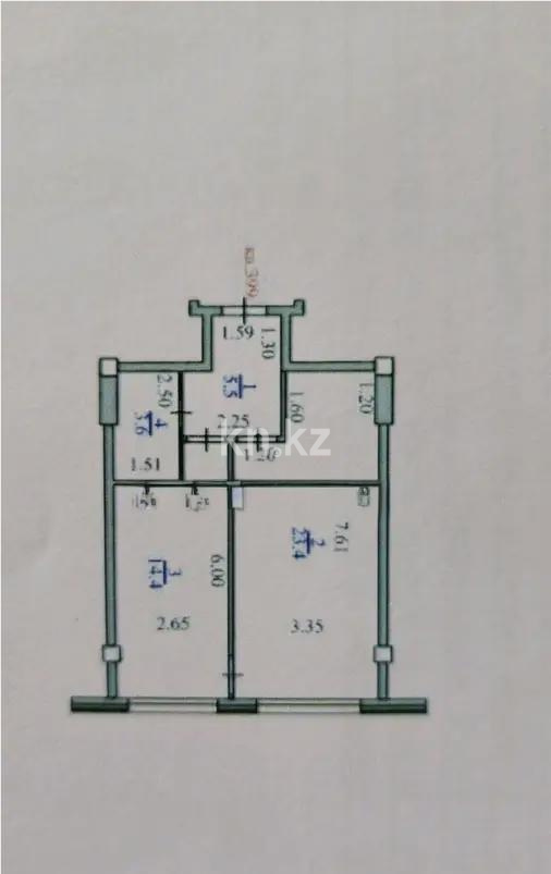Продажа 2-комнатной квартиры, 46.9 м², ул. Ауэзова, дом  2/8 в Алматы - фото 4