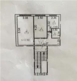 Продажа 2-комнатной квартиры, 44 м², ул. Дюсембекова, дом  55 - Продажа квартир в Караганде фото 1 из 1