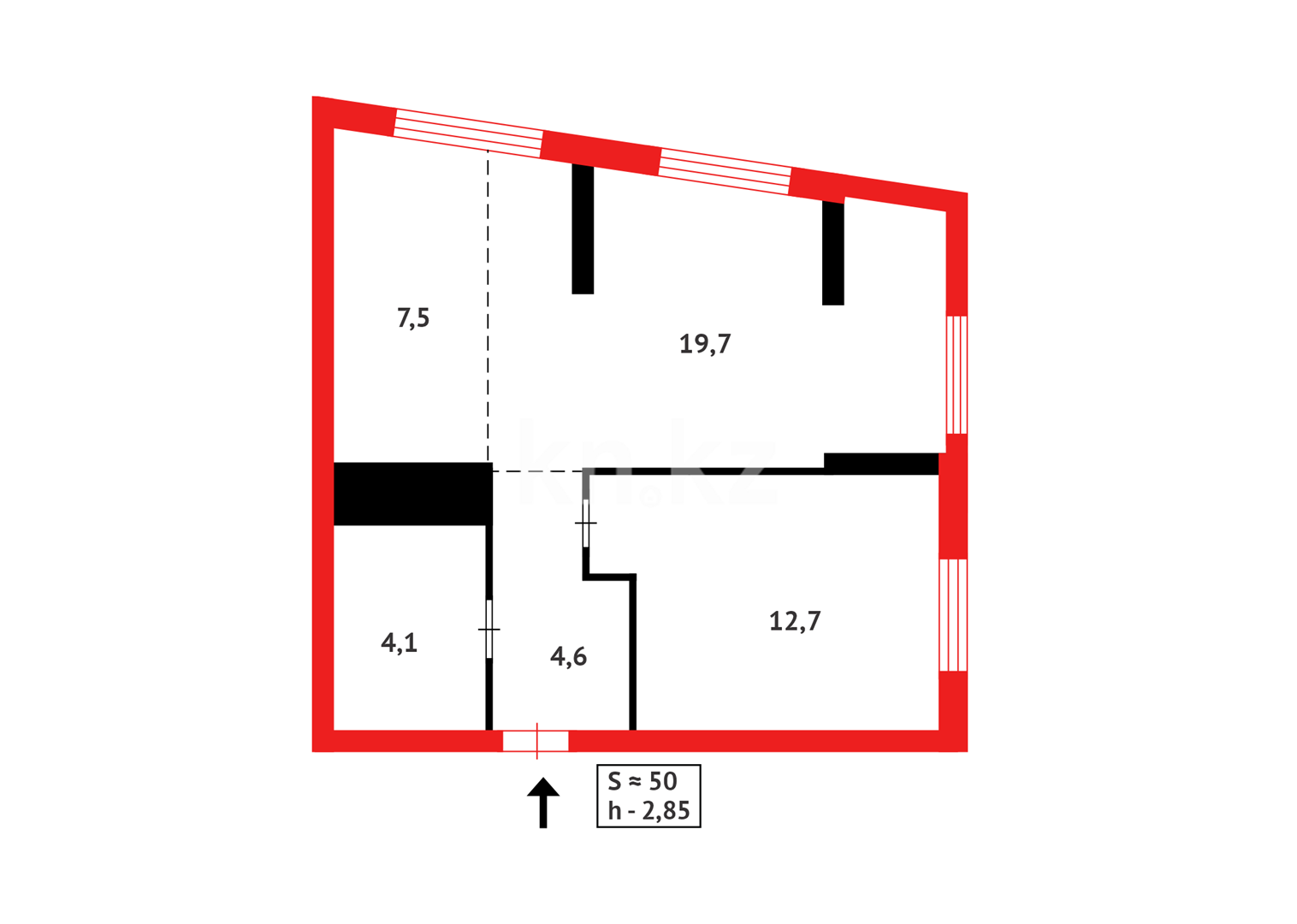 Продажа 2-комнатной квартиры, 50 м² - Продажа  двухкомнатных квартир в новостройках Астаны с фото - страница 58 фото 14 из 14