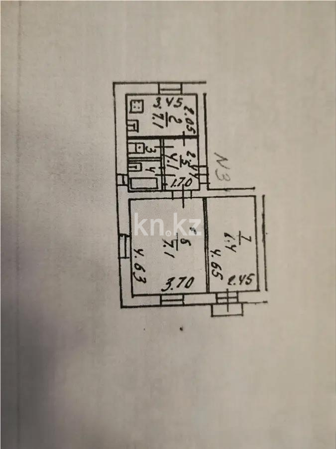 Продажа 2-комнатной квартиры, 43.2 м², ул. Манаса, дом  61 - Продажа квартир в Алматы фото 5 из 5