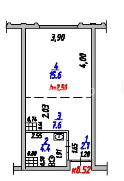 Продажа 1-комнатной квартиры, 29.7 м², мкр-н Аккент, дом  99 - Продажа  однокомнатных квартир в Алматы с фото фото 1 из 1