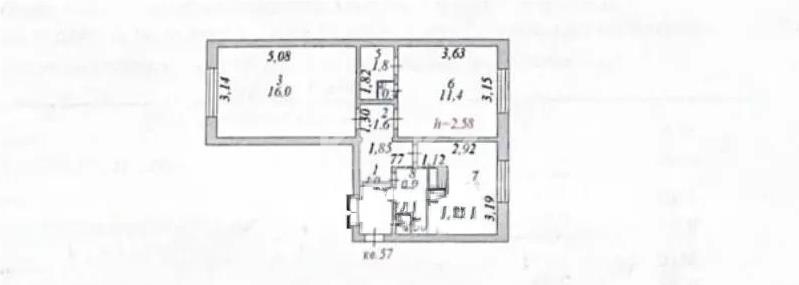 Продажа 2-комнатной квартиры, 46 м² - Продажа двухкомнатных квартир в Астане фото 5 из 5