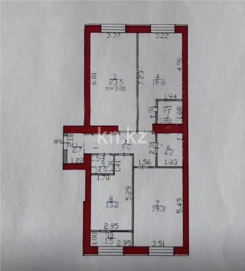 Продажа 3-комнатной квартиры, 97 м² в Астане