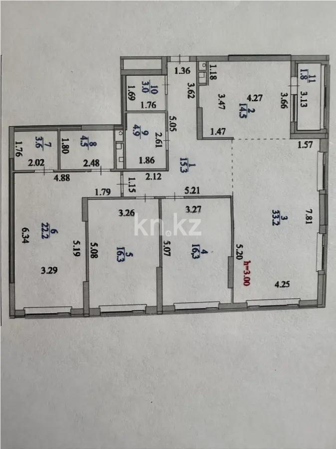 Продажа 4-комнатной квартиры, 135.8 м², пр. Туран, дом  43б - Продажа  четырехкомнатных квартир в новостройках Астаны без посредников фото 2 из 2
