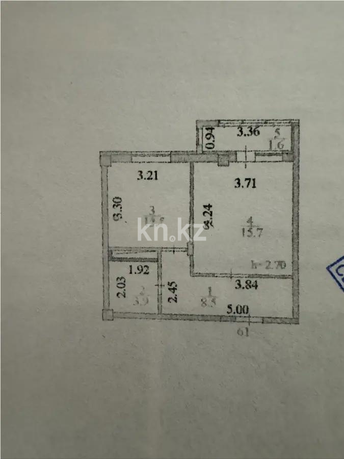 Продажа 1-комнатной квартиры, 40 м², ул. Молдагалиева, дом  4 - Продажа  однокомнатных квартир в Астане без посредников с фото фото 4 из 4