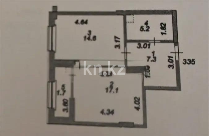 Продажа 1-комнатной квартиры, 46 м² в Астане - фото 4