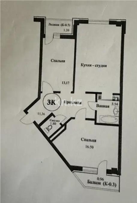 Продажа 3-комнатной квартиры, 71 м² - Продажа трехкомнатных квартир от собственников в Астане - страница 57 фото 2 из 2