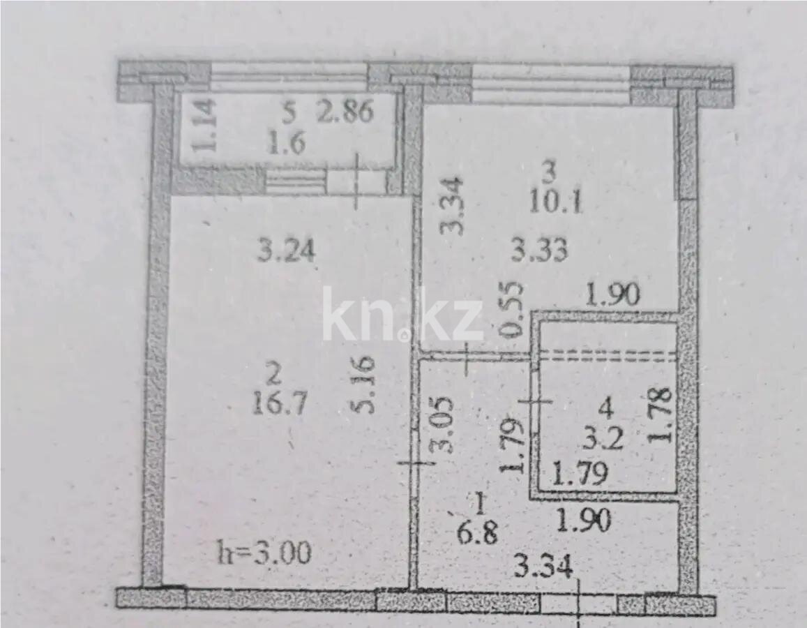 Продажа 1-комнатной квартиры, 38.4 м² в Астане - фото 5