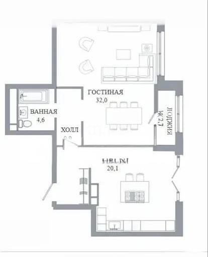 Продажа 2-комнатной квартиры, 68 м² - Продажа двухкомнатных квартир от собственников в Астане - страница 12 фото 4 из 4