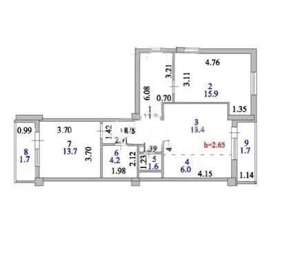 Продажа 3-комнатной квартиры, 72 м² в Астане - фото 6