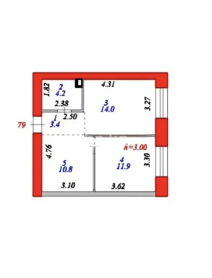 Продажа 2-комнатной квартиры, 44.3 м² - Продажа квартир в Казахстане - страница 10 фото 6 из 6