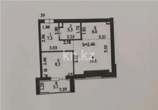 Продажа 2-комнатной квартиры, 42.3 м² в Астане - фото 3