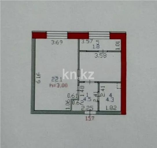Продажа 1-комнатной квартиры, 41.7 м² в Астане - фото 4