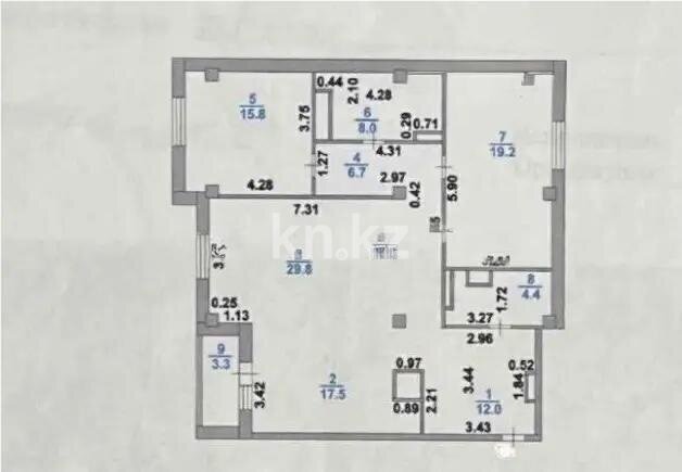 Продажа 3-комнатной квартиры, 116.7 м² в Астане - фото 7
