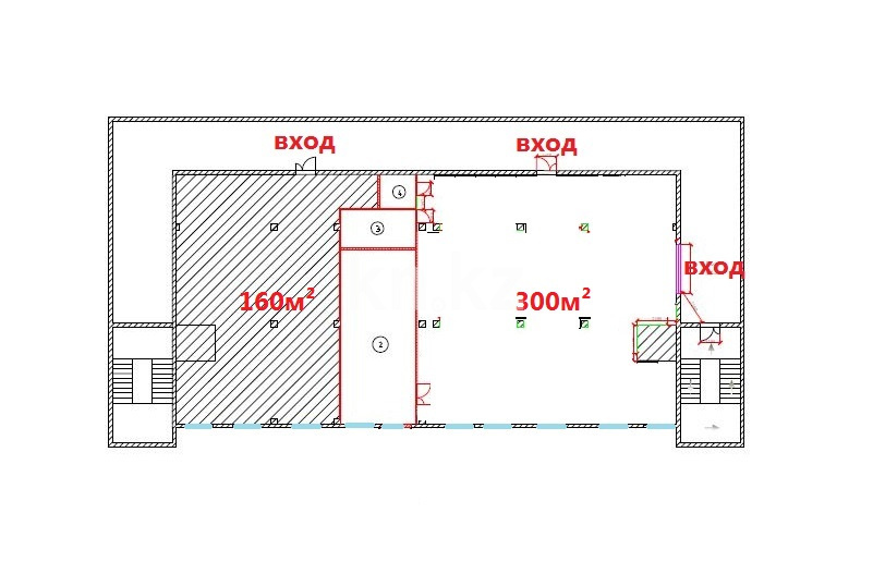 Аренда помещения - Аренда офисных и торговых помещений в Казахстане - страница 4 фото 2 из 11