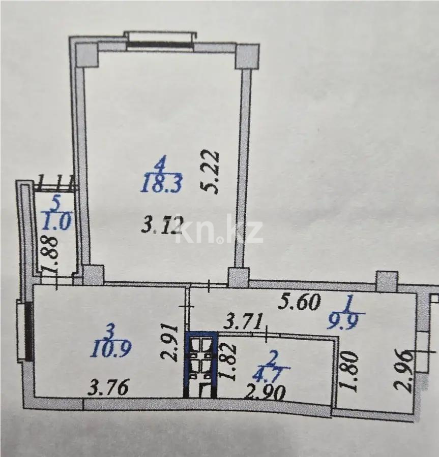 Продажа 1-комнатной квартиры, 44.8 м² в Астане - фото 5