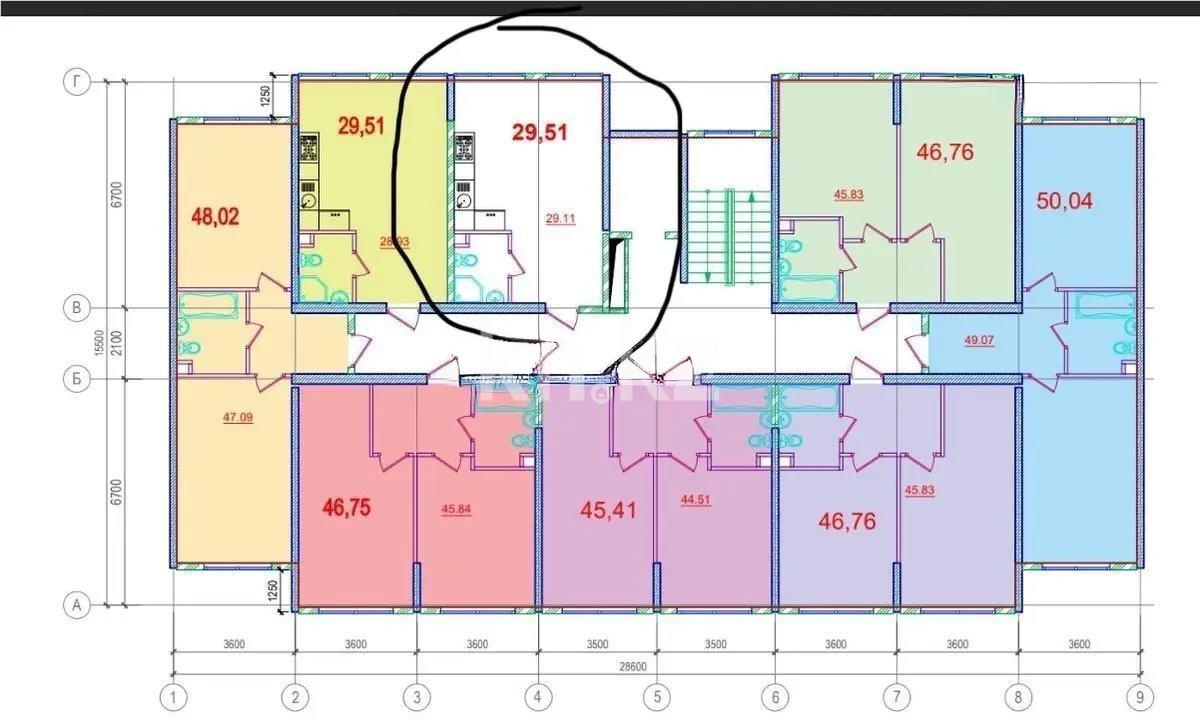 Продажа 1-комнатной квартиры, 30.2 м² - Продажа квартир в Турксибском р-не Алматы - страница 5 фото 1 из 3