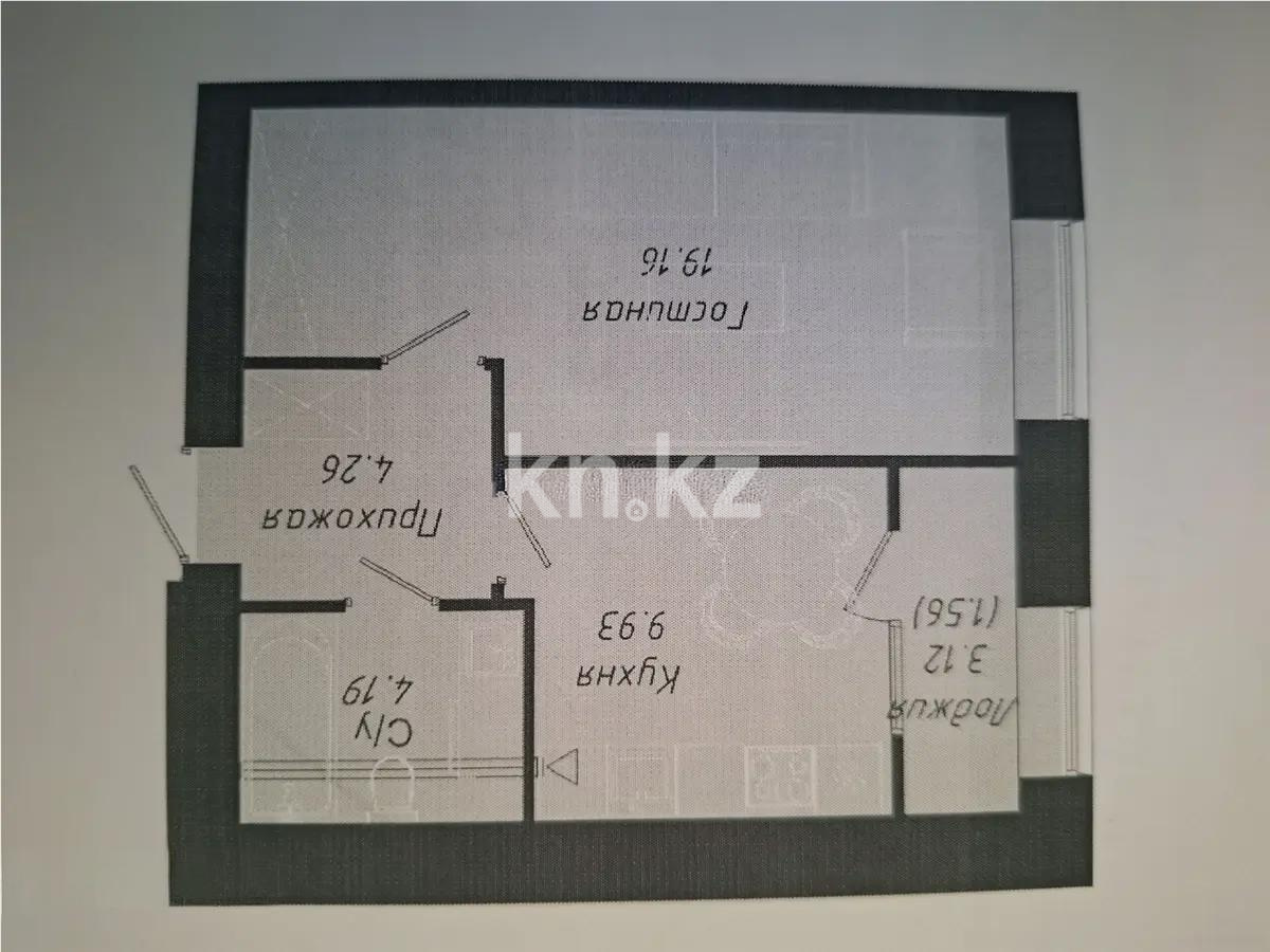 Продажа 1-комнатной квартиры, 39.1 м², ул. Е-34, дом  4 - Продажа  однокомнатных квартир в Астане фото 1 из 1