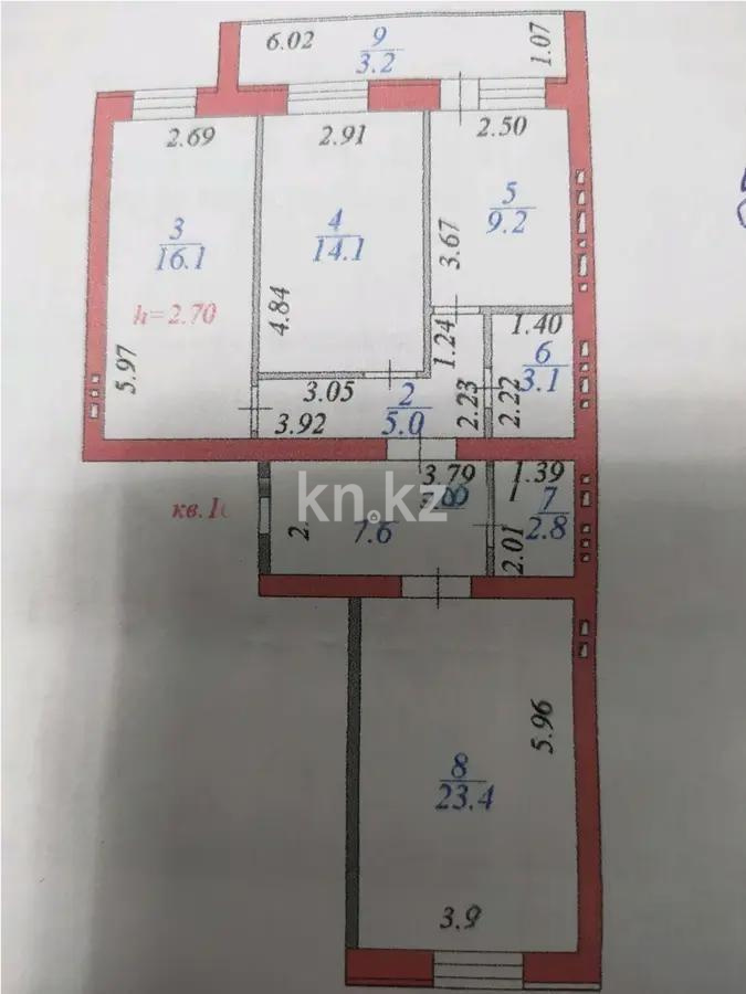 Продажа 3-комнатной квартиры, 83 м², ул. Болекпаева, дом  12 - Продажа квартир в Астане без посредников фото 1 из 1