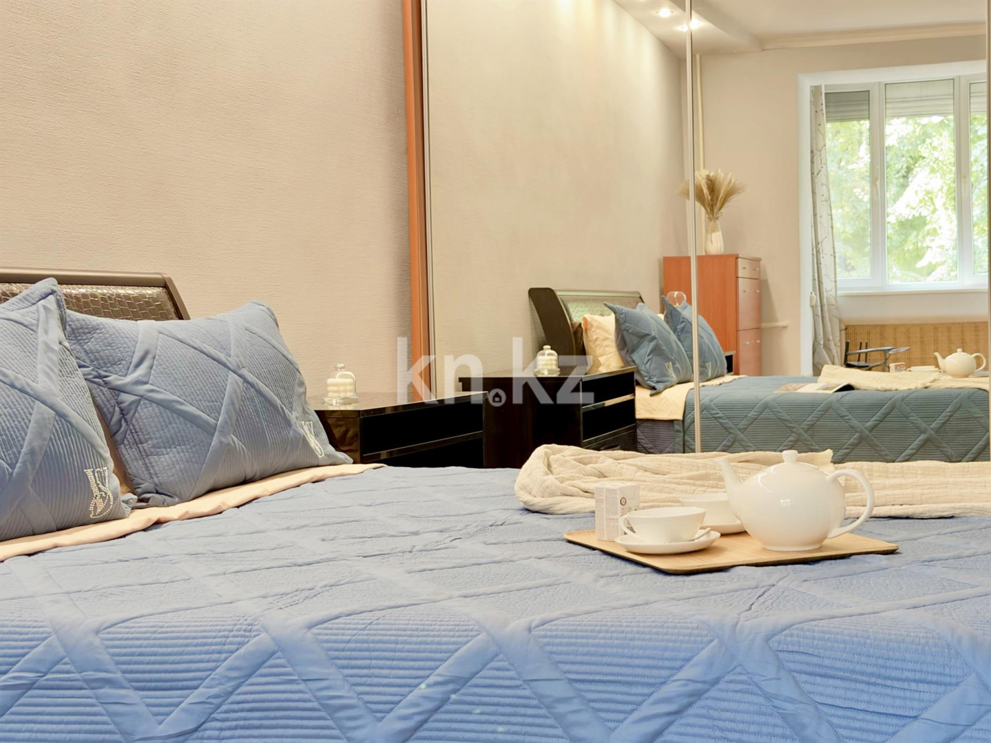 Аренда 2-комнатной квартиры посуточно, 58 м², пр. Абая, дом  77 - Аренда  двухкомнатных квартир посуточно в Алматы фото 4 из 8