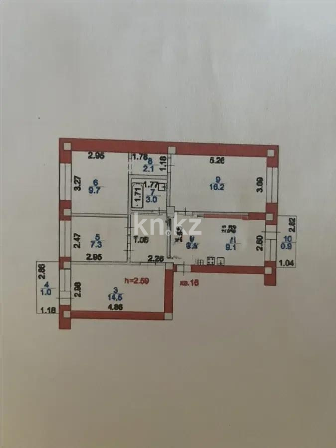 Продажа 4-комнатной квартиры, 72.7 м² - Продажа квартир от собственников в Алматы - страница 63 фото 4 из 4