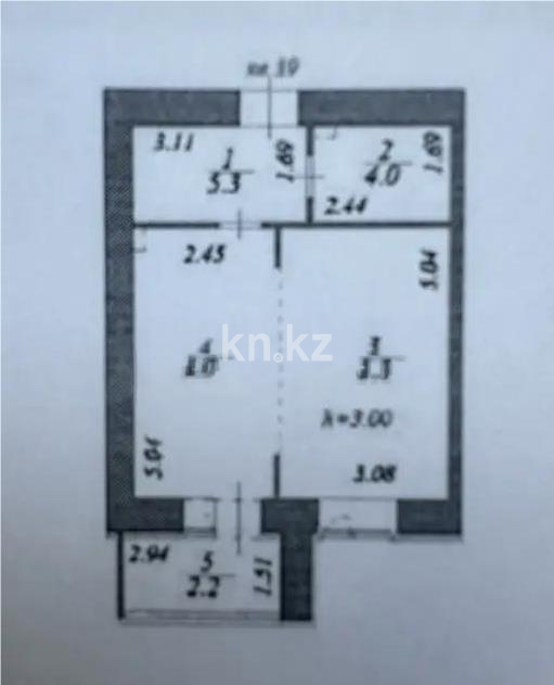 Продажа 1-комнатной квартиры, 40 м² - Продажа однокомнатных квартир в кирпичном доме в Астане фото 1 из 1