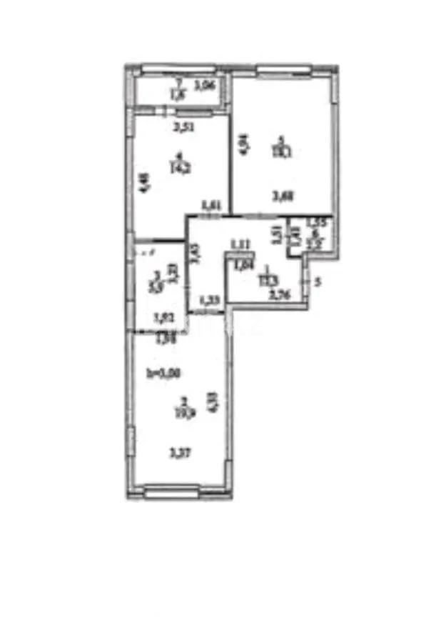 Продажа 2-комнатной квартиры, 75 м², пр. Туран, дом  57/4 - Продажа квартир в Казахстане фото 1 из 1