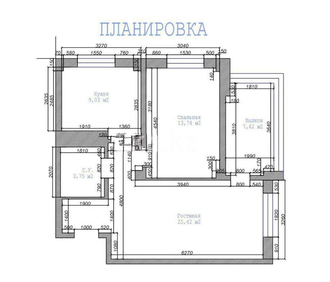 Продажа 2-комнатной квартиры, 60 м², пр. Аль-Фараби, дом  30/1 в Астане - фото 7