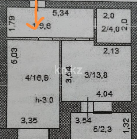 Продажа 1-комнатной квартиры, 46.6 м², мкр-н Сарыарка, дом  2г - Продажа и аренда недвижимости в Кокшетау фото 1 из 6