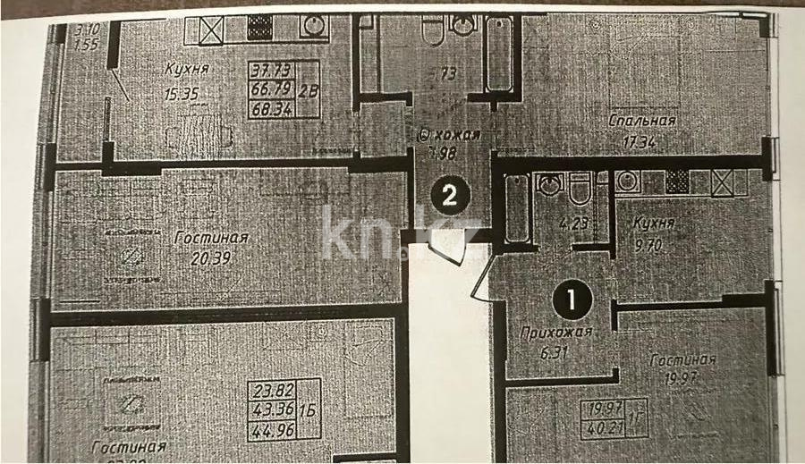 Продажа 2-комнатной квартиры, 65 м² в Астане - фото 2