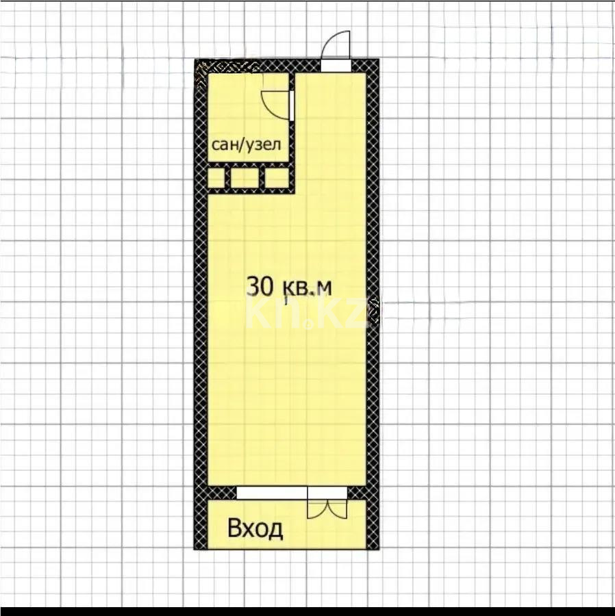 Продажа 1-комнатной квартиры, 30 м² - Продажа квартир в новостройках Астаны без посредников с фото - страница 190 фото 2 из 2