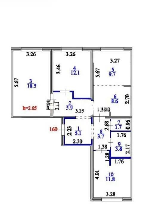 Продажа 4-комнатной квартиры, 81 м² - Продажа четырехкомнатных квартир от собственников в Астане фото 1 из 1
