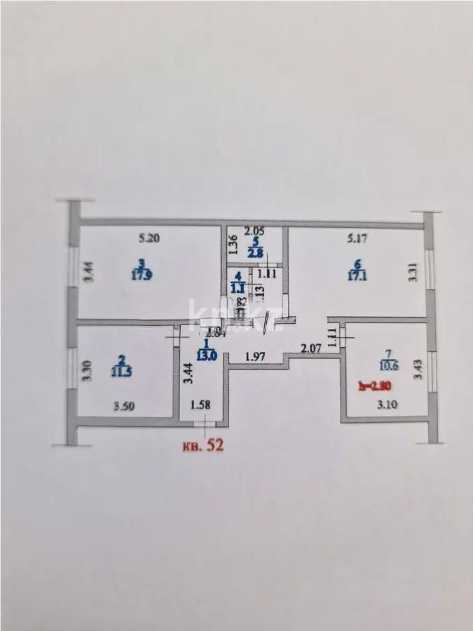 Продажа 3-комнатной квартиры, 74 м² в Алматы - фото 5