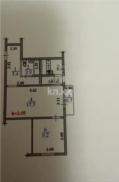 Продажа 2-комнатной квартиры, 41.7 м² в Алматы - фото 3