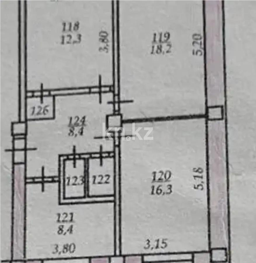 Продажа 3-комнатной квартиры, 78 м², ул. Шашкина, дом  32 в Алматы - фото 4