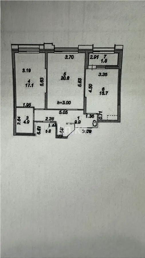Продажа 2-комнатной квартиры, 72 м², ул. Жошы хана, дом  20 - Продажа  двухкомнатных квартир в Астане фото 1 из 1
