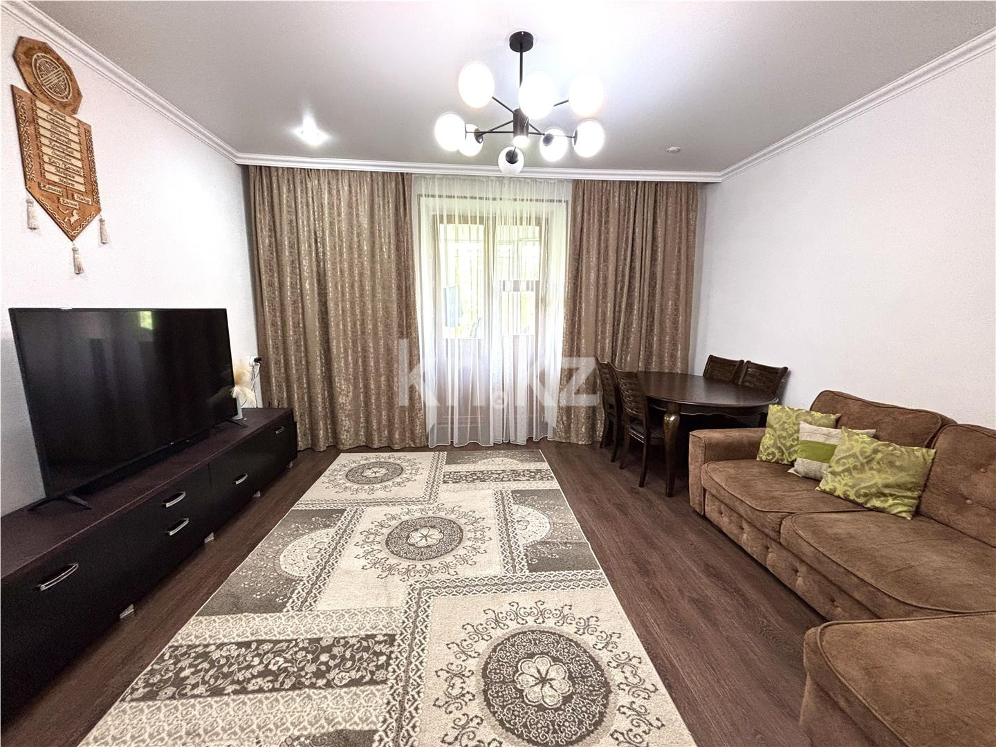 Продажа 3-комнатной квартиры, 76 м², ул. Абая - Продажа  трехкомнатных квартир в Караганде с фото фото 1 из 17