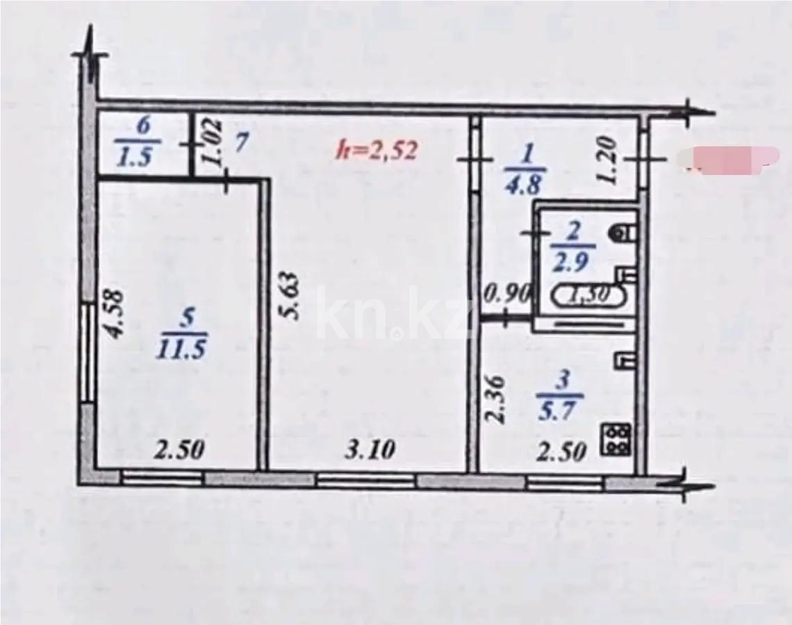 Продажа 2-комнатной квартиры, 45 м² - Продажа квартир в Алматы - страница 8 фото 6 из 6