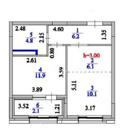 Продажа 2-комнатной квартиры, 42 м² в Астане - фото 2