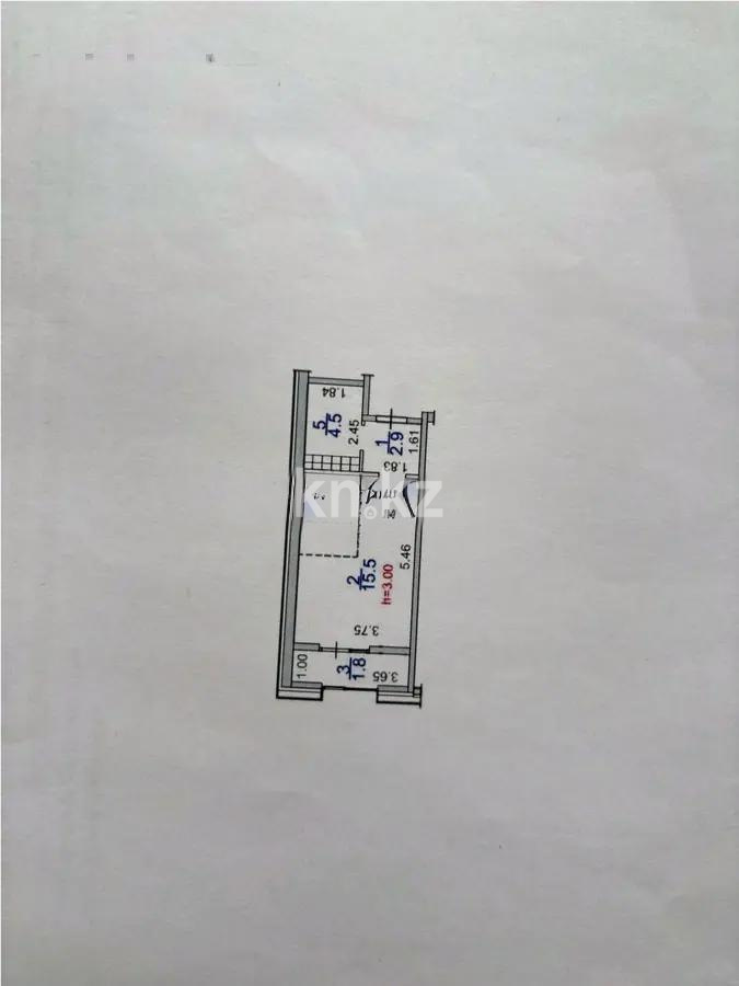 Продажа 1-комнатной квартиры, 29.7 м² - Продажа офисных и торговых помещений в Карагандинской области фото 3 из 3