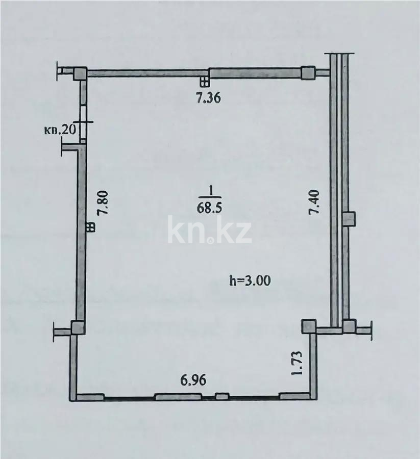 Продажа 2-комнатной квартиры, 68.5 м², ул. Черепанова, дом  26/1 - Продажа квартир в новостройках Алматы фото 2 из 2