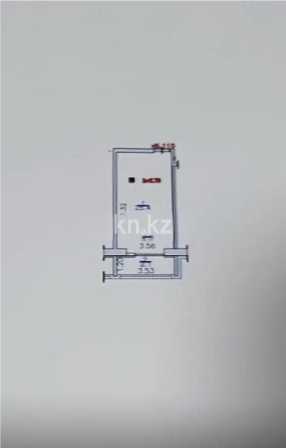 Продажа 1-комнатной квартиры, 28 м², ул. Омарова, дом  1 - Продажа квартир в новостройках Алматы с фото фото 1 из 1