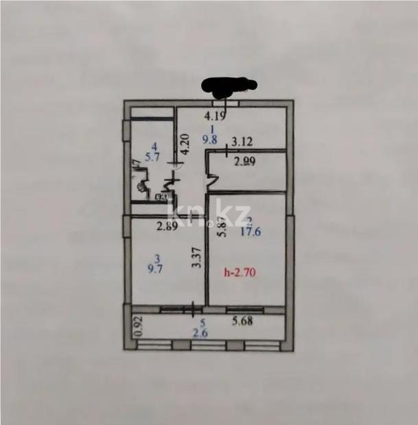 Продажа 1-комнатной квартиры, 45.6 м² в Астане - фото 3